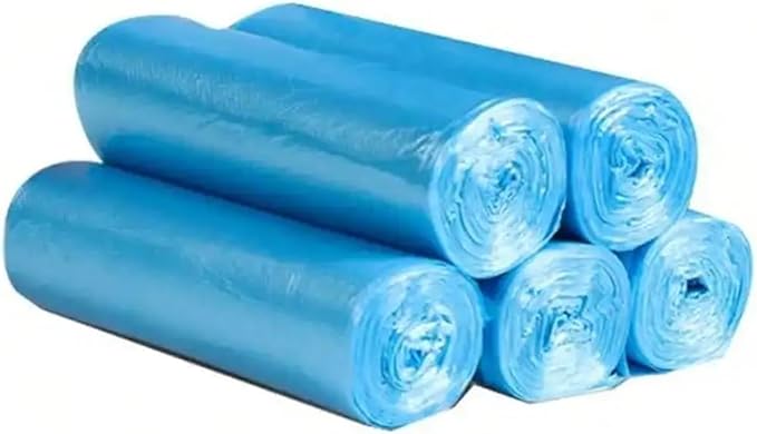Fit for 300-Pack Extra Thick Blue Tall Kitchen Trash Bags - Strong Leak-Proof &amp Tear-Resistant for Daily Cleanup