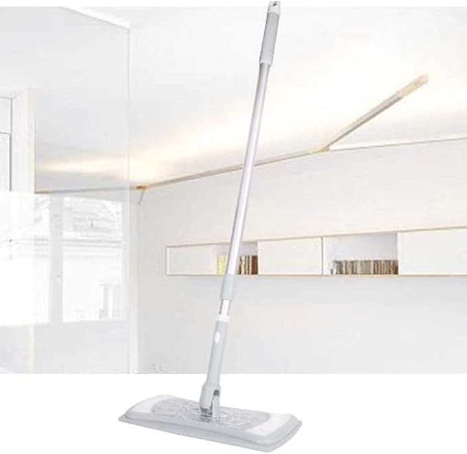 Retractable Electrostatic Dusting Flat Wood Floor Rotating Vacuum Mop for Home Kitchen and All Floor Surfaces