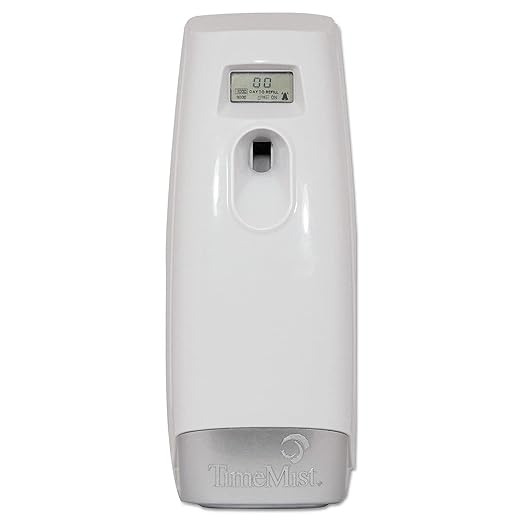 TimeMist 1048502EA Plus Metered Aerosol Fragrance Dispenser 3.4 x 3.4 x 8 1/4 White