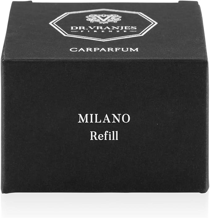 Dr. Vranjes – Carparfum Scented Refill – Car Diffuser – Refillable car air freshener - Car Fragrance - Made in Italy (Milano)