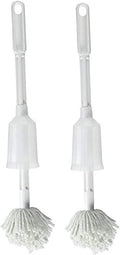Fuller Brush Toilet Bowl Cleaner Brush – Antimicrobial Toilet Swab with Soft Non-Scratch Head Long Handle Deep Cleaning Under Rim (Pack of 2)