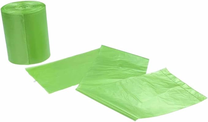 Kekow 10 Gallon Kitchen Trash Bags Green 125 Counts