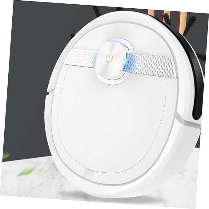 Zerodeko Intelligent Dust Cleaner 3-in-1 Floor Sweeping and Mopping Machine Rechargeable White Mop for Household Use Smart Sweeping Device Easy Cleaning Features