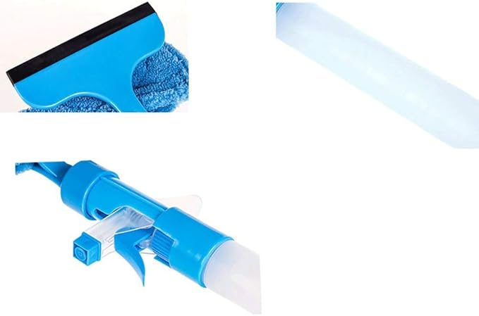 Glass Wiper - Double-Sided Window Scraper Cleaner Windshield Brush for Shower Floor Car Home/Office