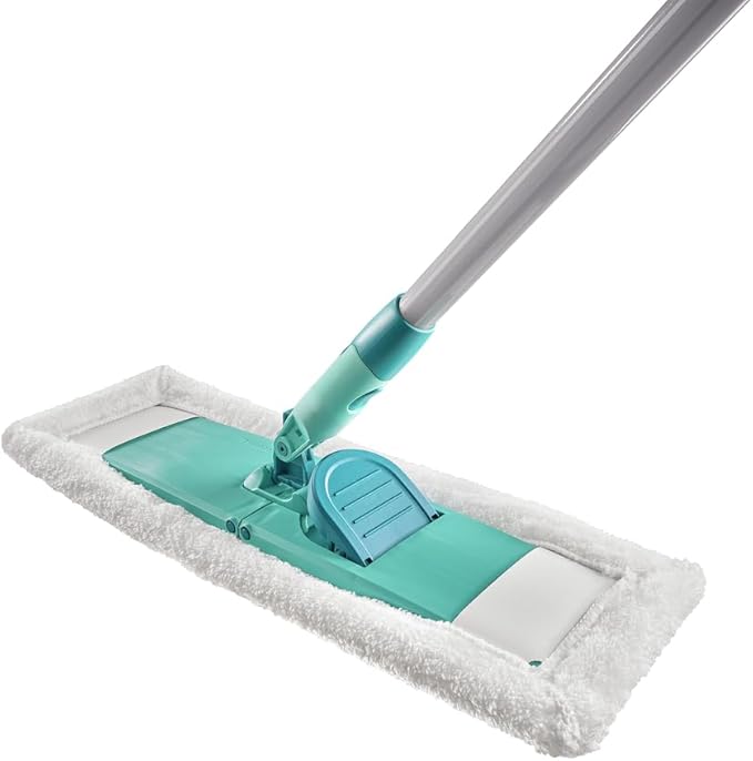 Leifheit Classic Floor Wiper incl. Microfiber Floor Wiper Cover Telescopic Handle 75-130 cm 55210