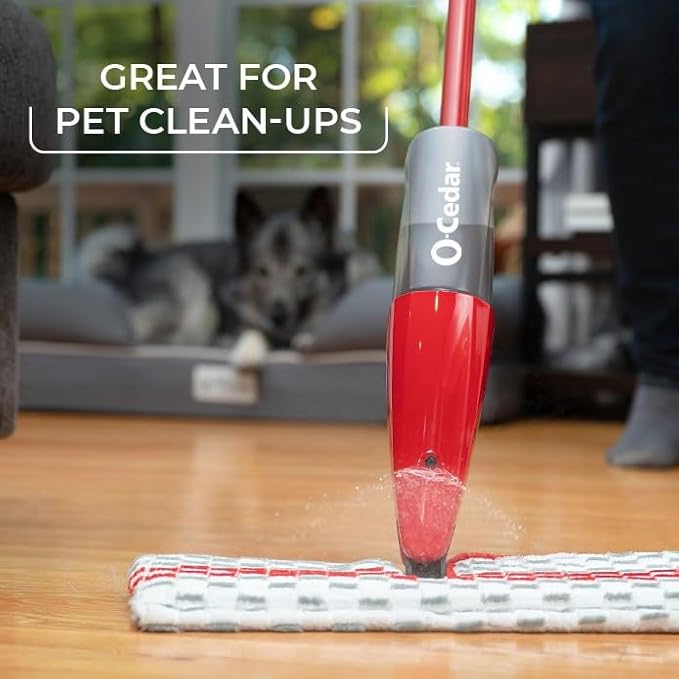 O-Cedar ProMist MAX Microfiber Spray Mop Red