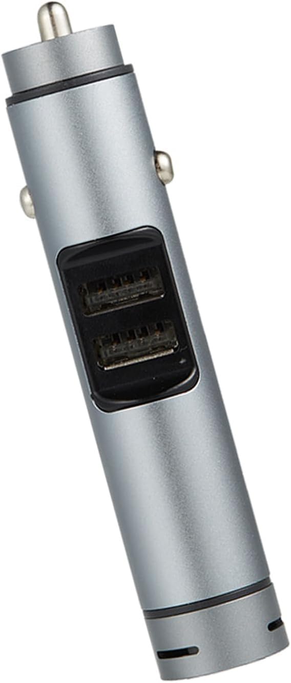 Intelligent Car Charges Diffuser Fragrant Tablets Included Double USB Ports Aluminum Air Freshener Longlasting Fragrances