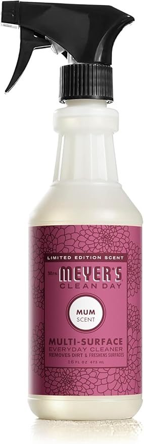 Mrs. MEYER'S CLEAN DAY Multi-Surface Cleaner 3 Pack Variety Pack Mum Lemon Verbena Lavender 16 Fl Oz Each 1 CT