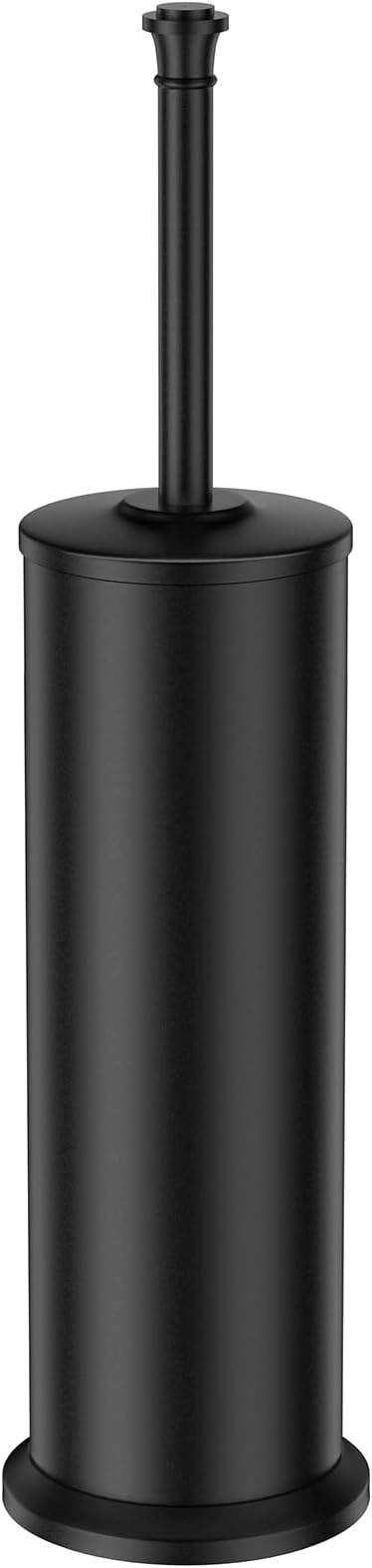 Black Toilet Brush and HolderExtra Long Handled Toilet Brush for BathroomStainless Steel Heavy Duty Toilet Bowl BrushRemovable Inner BowlDeep Cleaning Dense Bristles Cleaner Brush -Space Saving