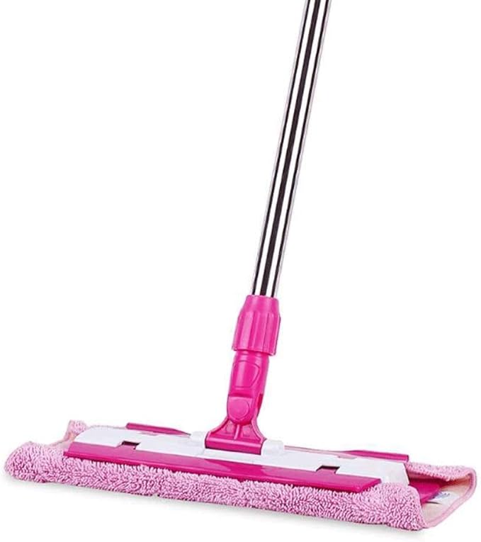 Professional Microfiber Mop Hardwood Floor Mop Stainless Steel Handle Flat Washable for Home Office Floor Cleaning