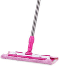 Professional Microfiber Mop Hardwood Floor Mop Stainless Steel Handle Flat Washable for Home Office Floor Cleaning