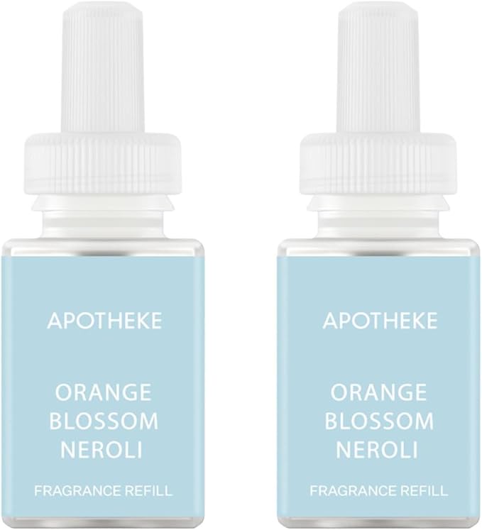Pura Smart Home Plug-in Diffuser Refills by Apotheke (Orange Blossom Neroli 2-Pack) - Pura Fragrance Refills - Long-Lasting Air Freshener Fragrance Products with Perfume-Grade Essential Oils