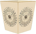 Marye-Kelley WB2841 - Vintage Astronomical Clock Wastepaper Basket