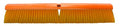 Magnolia Brush 1924 LH Line Floor Brush Plastic Bristles 3 Trim 24 Length Yellow (Case of 12)
