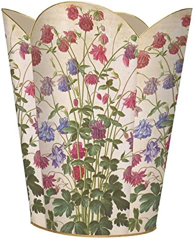Marye-Kelley WB322- Sweet Columbine Wastepaper Basket