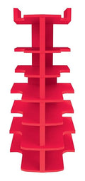 Big D 525 The D-Tower Refill Apple-Cinnamon Fragrance Red (Pack of 12) - Lasts up to 45 Days - Air freshener Ideal for restrooms Offices hallways Kitchens Bathroom Stalls