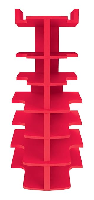 Big D 525 The D-Tower Refill Apple-Cinnamon Fragrance Red (Pack of 12) - Lasts up to 45 Days - Air freshener Ideal for restrooms Offices hallways Kitchens Bathroom Stalls