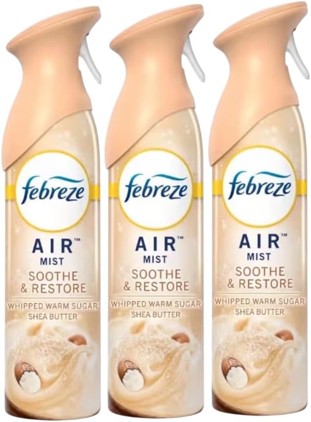 F.e.b.r.e.z.e Air Freshener -AIR MIST - 3 Ct 8.8 Fl oz (Whipped Warm Sugar)