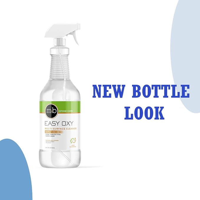 Easy Oxy Spray Cleaner 32 oz multi surface spray with Heavy Duty Detailed Brush (1)