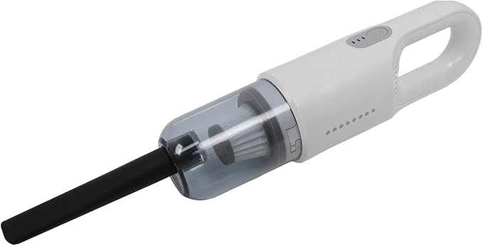 Cordless Vacuum Cleaner Powerful Suction Wet Dry Vacuum Cleaner with Mop 400ml Dust Box for Pet Hair (White)