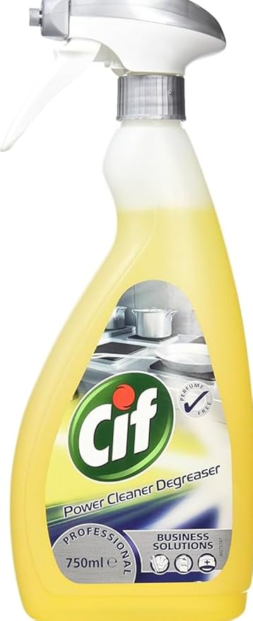 Cif Professional Power Cleaner Degreaser Spray Perfume Free 750ml