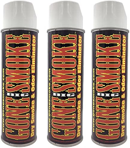 Big Gone Smoke- Dry Smoke Odor Eliminator Air Freshener Aerosol 16 oz 3 Pack