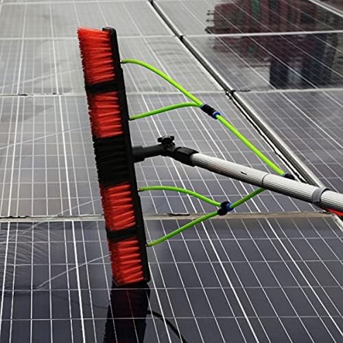 Telescopic Glass Cleaning BrushWater Fed Telescopic Cleaner Brush Cleaning Photovoltaic and Solar PanelsWater/Hose Fed Pole Extendable Cleaner Conservatory Roof Brush