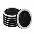 TOWNEW S2000 Official Refill Rings for Smart Bathroom Trash Can Sturdy Trash Bags for Electric Automatic Trash Can 5.5 Gallon 8 pcs White Refill Rings