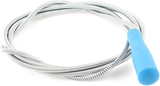 126 Long Metal Spiral Cable Bathroom Coiled Spring Drain Pipe Cleaner (id: 0fd 590 8e4 6d6 b67