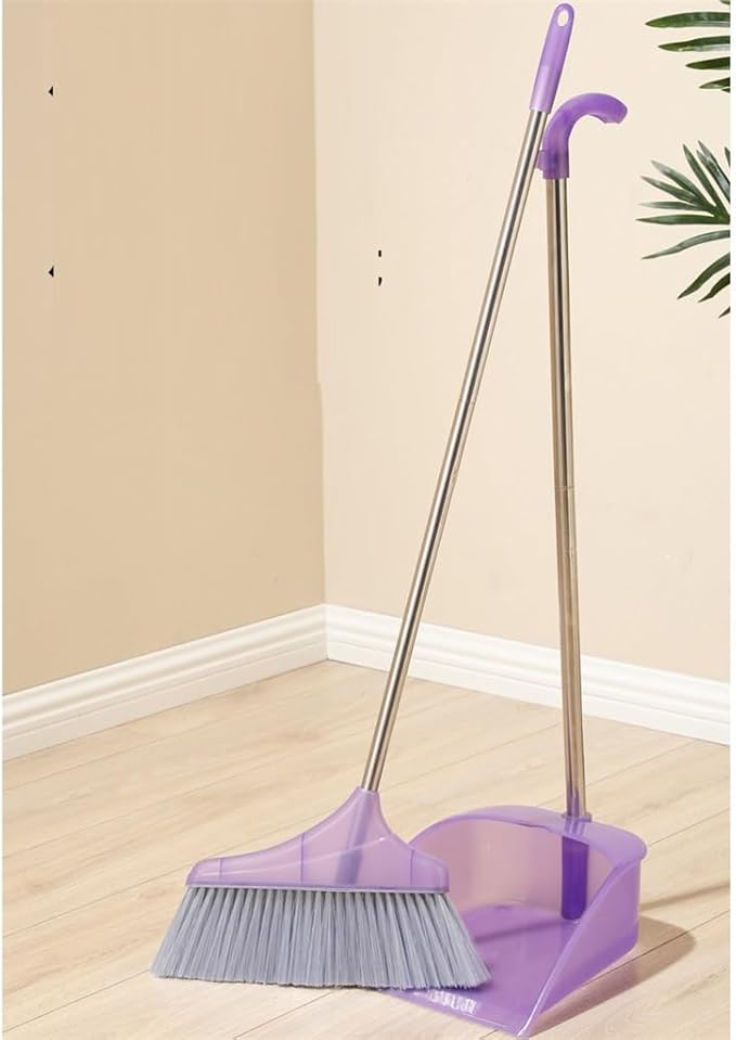 Whirlwind Set Sweep Stainless Steel Rod Broom Housekeeping Bathroom Plastic Household