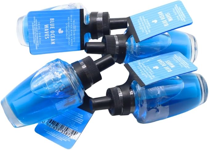 Bath &amp Body Works BLUE OCEAN WAVES Wallflowers Home Fragrance Refill 0.8 fl oz - 4 pack