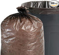 T3340B15 100% Recycled Plastic Garbage Bags 33gal 1.5mil 33 x 40 Brown 100/Carton