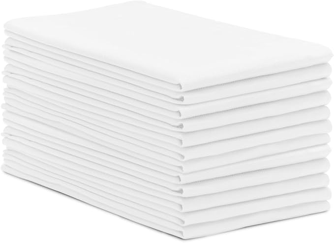 Avalon Towels Surgical Huck Towels (Pack of 12) Size 17x26 Inches 100% Cotton Cleaning Cloths Multi-Purpose Perfect for Hospitals and Home (White)