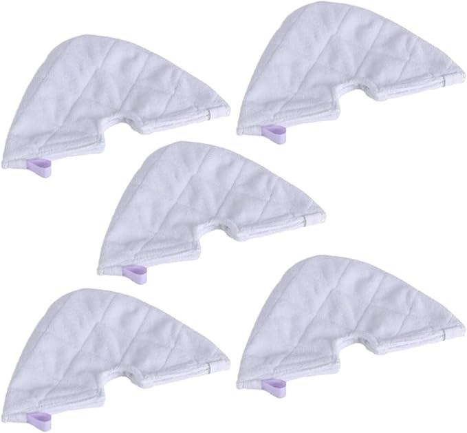 5PCS Steam Cleaner Parts Mop Pads Replacement Compatible For Shark S3501/V19022/S878/S3550/S3601Series Steam Cleaner Cloths