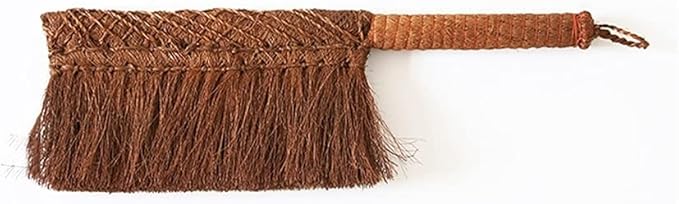 Natural Brown Silk Hand Broom Anti-Static Dust Brush Hotel Family Clothes Dust Hair Sofa Bed Sheets Bedspread Carpet Cleaning