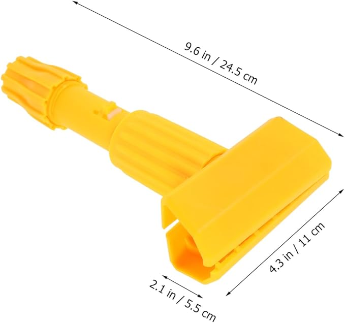 2pcs Detachable Mop Head Clamp Floor Mop Replacement Holder Head Clip for Easy Maintenance Compatible with Tile and Laminate Floors