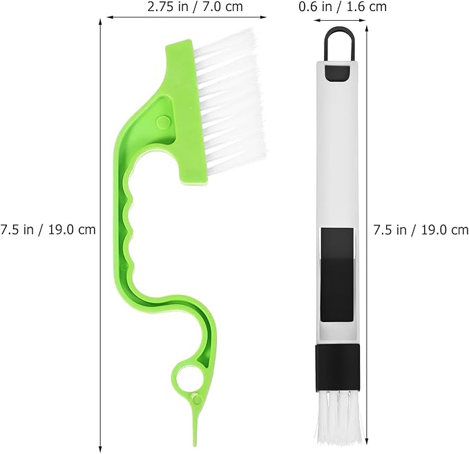 Mobestech 20 Pcs Brush Window Track Window Window Blinds Window Washing Kit Blind Keyboard Sunroof Cleaning Tools Duster Plastic Klinko