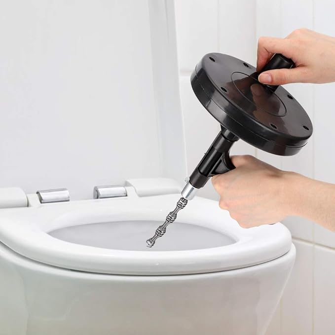 Toilet Dredge Tool Drain Sewer Cleaner Toilet Plunger Pipe Clog Remover Flexible Plumbing for Bathtub Shower Sink
