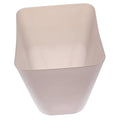Plastic Trash Can Capacity Wastebasket for Office and Home Versatile Open Top Design Easy to Clean Suitable for Kitchen Bathroom Bedroom Half Transparent Light