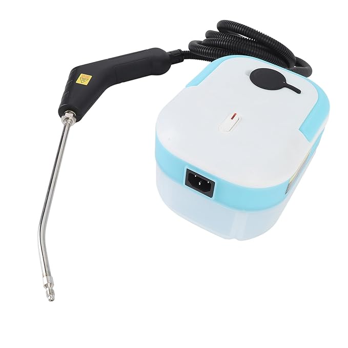 Yinhing Handheld Steam Cleaner Powerful 1200W Multi Functional Portable Steamer Fast Heating 10s for Kitchen Bathroom Tile Car Detailing ABS Material 1200ml Tank (US Plug 110V)