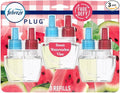 Generic Febreze Odor-Fighting Fade Defy PLUG Air Freshener Refill (3) .87 fl. oz. Oil Refills (Sweet Watermelon Vine)