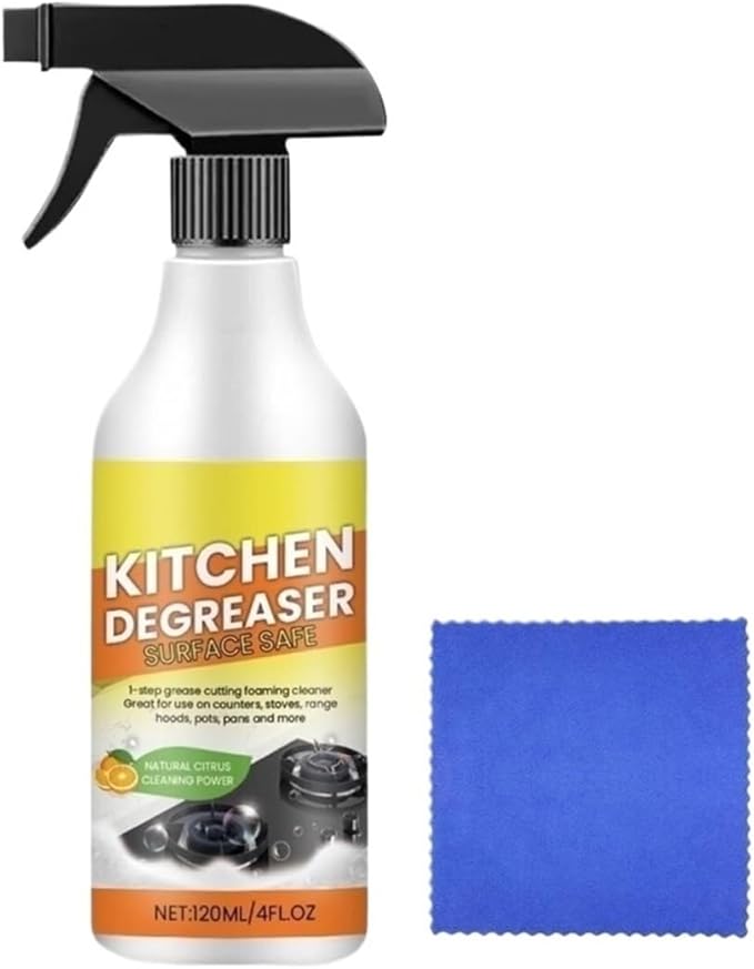 Kitchen Degreasing Foam Cleaner Household Kitchenware Stain Cleaner Multipurpose Foam Cleaner Spray for Range Hood Foam Cleaner
