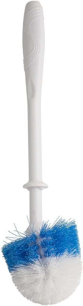 PlumbCraft Heavy-Duty Plunger Toilet Brush and Caddy 7506400 Versatile Bathroom Accessory Set and Apartment Must-Have Toilet Plunger and Brush Set with Durable Hiding Caddy for Sanitary Storage