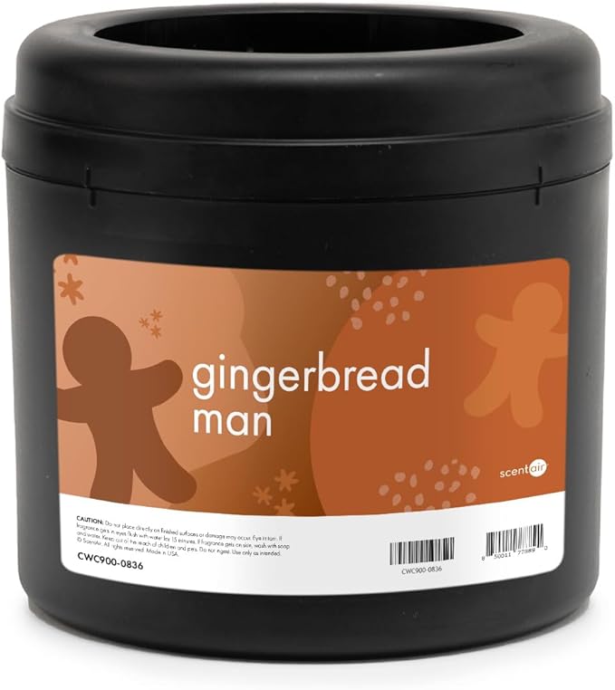 ScentAir Whisper Home Monthly Plug-in Refill Fragrance Cartridge for Home and Office Amazon Exclusive Gingerbread Man