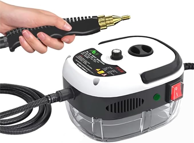 Generic High Temperature Pressurized Steam Cleaner 2500W Handheld Small High Pressure High Heat Steam Cleaning Machine Portable Tank for Kitchen Toilet Car Auto standard NK-882