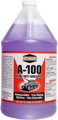 A-100 Heavy Duty Biodegradable Degreaser - Economical Non-Toxic Water-Based Emulsifier for Industrial Institutional and Commercial Cleaning. 1 Gallon.