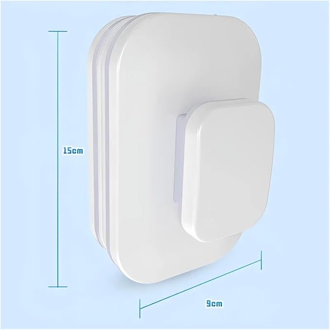 Household Magnetic Dual-Sided Window Cleaning Tool Highrise Kit With Safety Rope Anti-drop