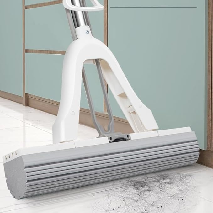 Folding Sponge Mop for Household Use No Hand Washing Absorbent Cotton