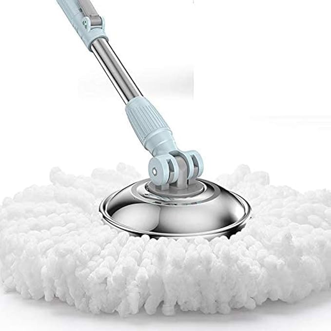 Drive Rotary Mop Household Lazy Stainless Steel Pole Automatic Hand Pressure Barrel
