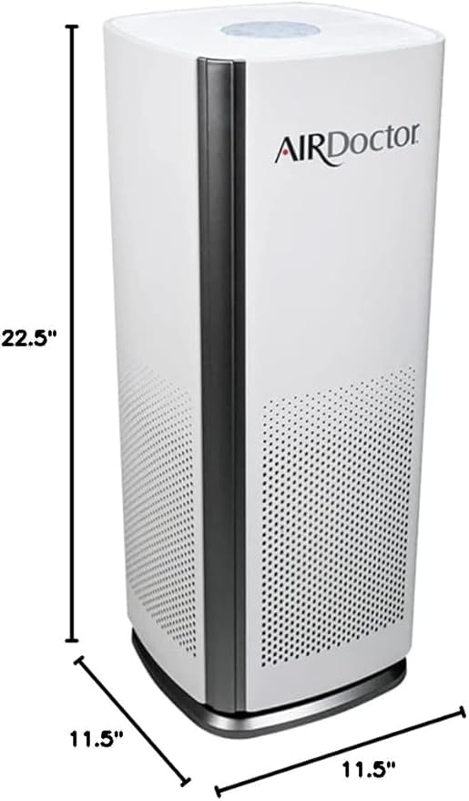 AIRDOCTOR AD1000 HEPA Air Purifier | Perfect for Guest Rooms Kids' Bedrooms and Home Offices | Circulates the Air in 285 sq. ft. 4x/hour